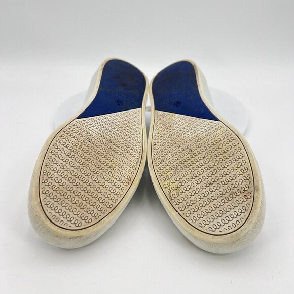 Rothy’s The Original Women Size 9.5  Bright White Slip On Flat Sneaker Shoes - Picture 10 of 14